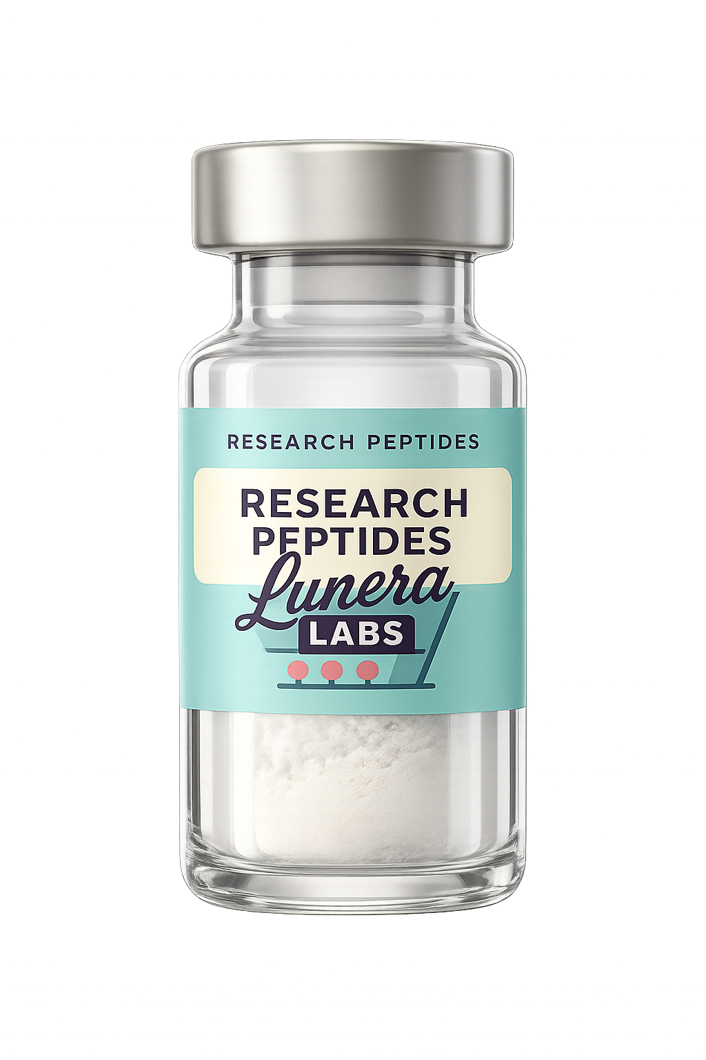 Research peptides vial